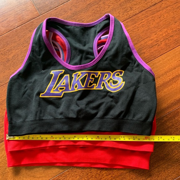 3x Racer-Back Workout No-Padding Bras, Size S - Picture 3 of 6